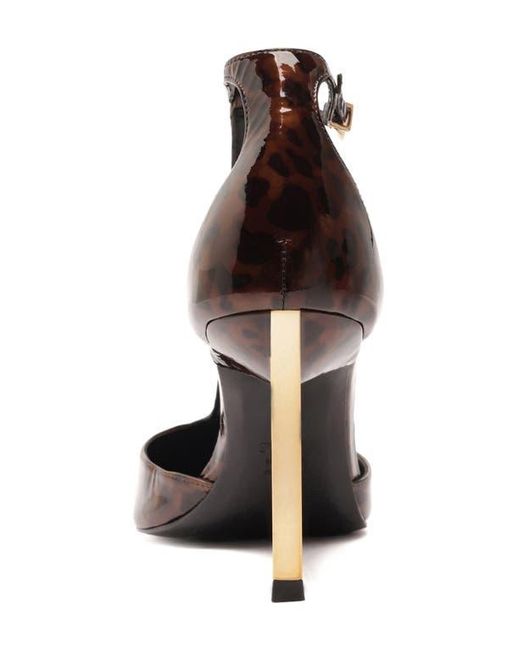 SCHUTZ SHOES White Allure Pointed Toe T-Strap Pump