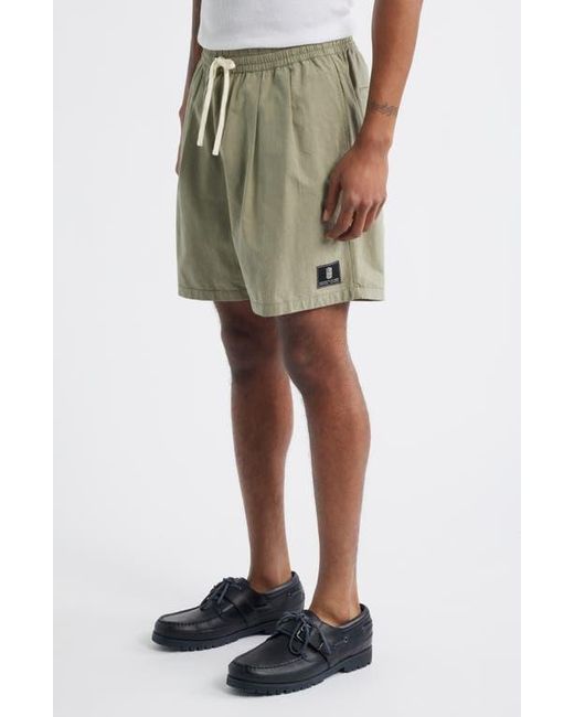 Standard Issue Natural Camp Pleated Shorts for men