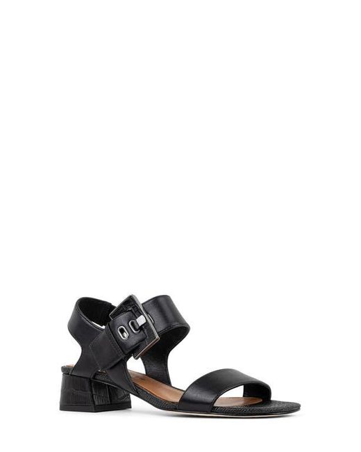 Donald J Pliner Black Vixi Ankle Strap Sandal