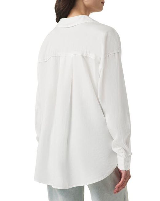 Splendid White Ella Button-Up Shirt