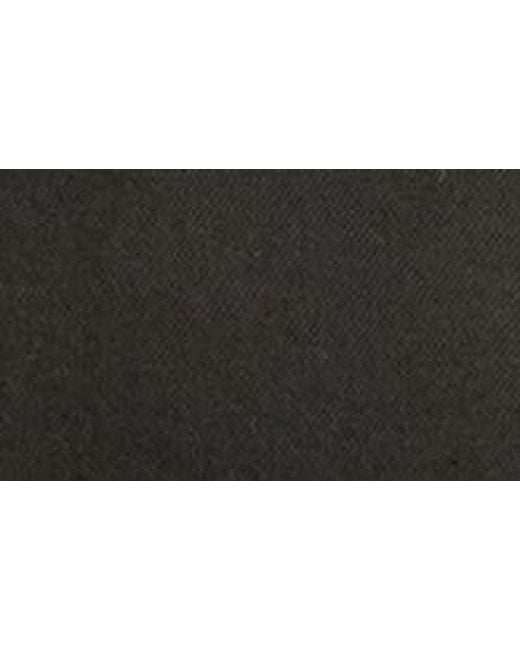 Ferragamo Black Frayed Hem Asymmetric Denim Minidress