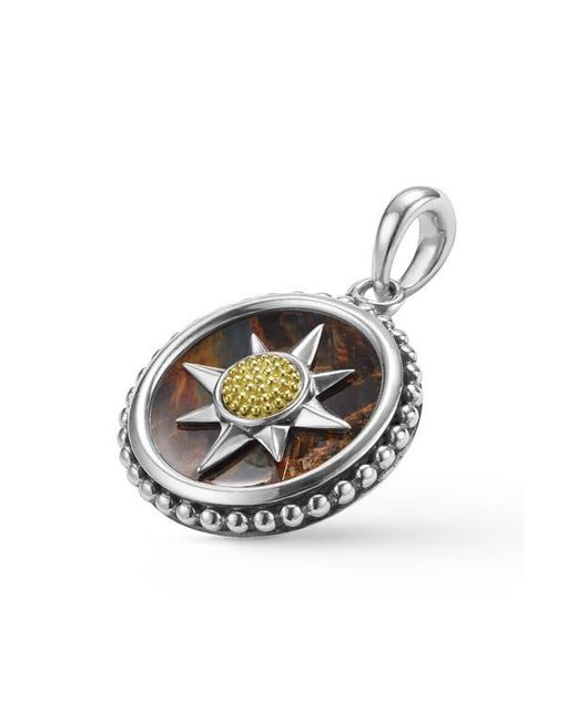 Lagos Metallic Anthem Small Pietersite Sunburst Amulet