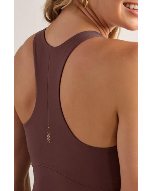 Rhone Purple Revive Longline Bra