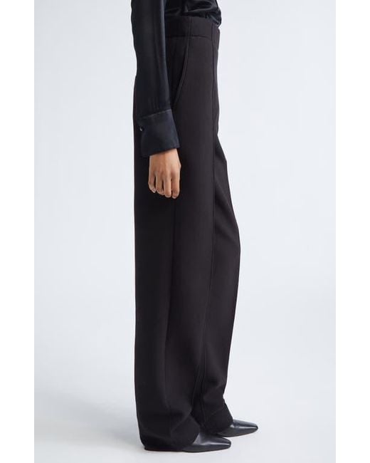 Proenza Schouler Black Zee High Waist Scuba Pants