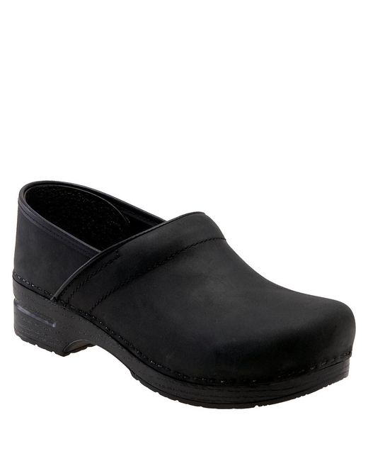 Dansko Black 'Professional' Slip-On for men