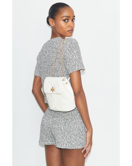 バックパック・リュック Tory Burch 'Kira' White Leather Backpack Tory Burch Kira White Leather Backpack - White - Women