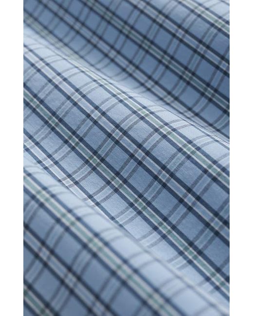 Brooks Brothers Blue Performance Plaid Button-Up Shirt for men