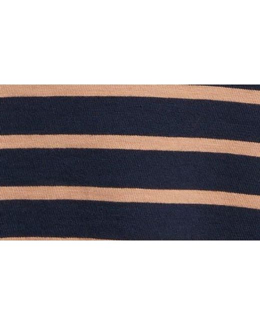 Nation Ltd Black Jayna Stripe Sleeveless Fit & Flare Minidress