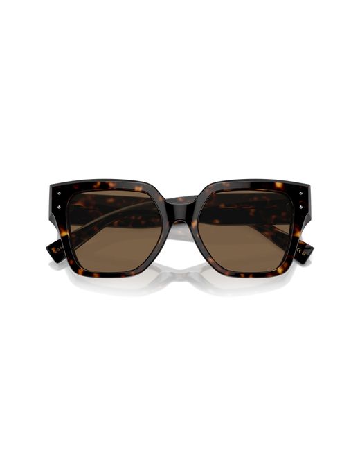 Dolce & Gabbana Black 52mm Square Sunglasses for men