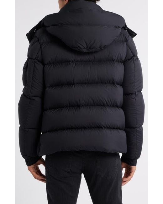 Moncler Black Maya 70 Hooded Quilted Down Jacket for men
