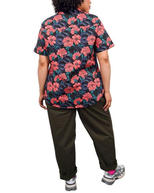 WILDFANG Red The Essential Button Up