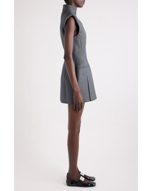 Givenchy Raw Edge Wool Sheath Dress | Lyst