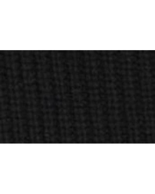 LoveShackFancy Black Avignon Wool & Cashmere Crop Cardigan