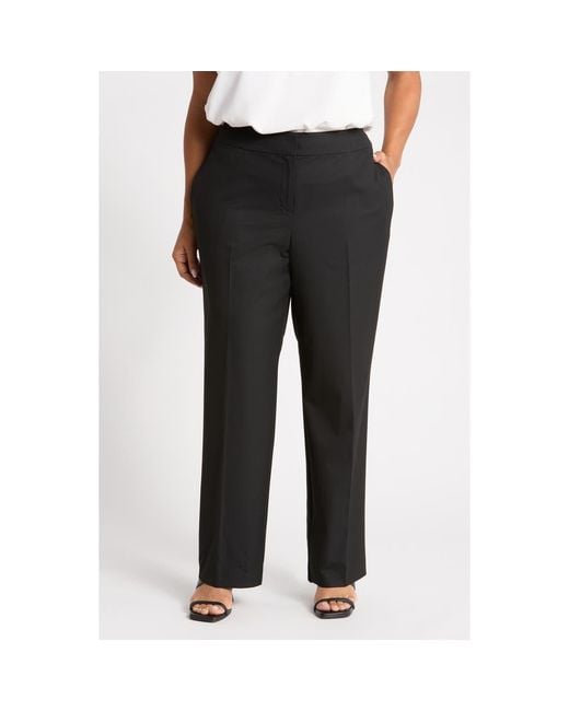 Kasper Black Washable Lily Trousers