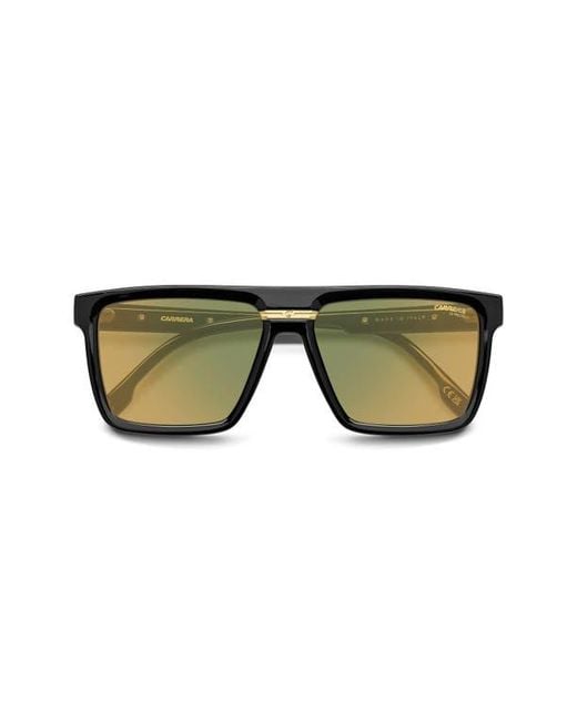 Carrera Green Victory 58Mm Rectangular Flat Top Sunglasses for men