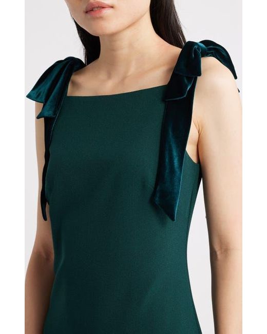 green velvet bow dress Analea Maxi Dress Olive main image 1