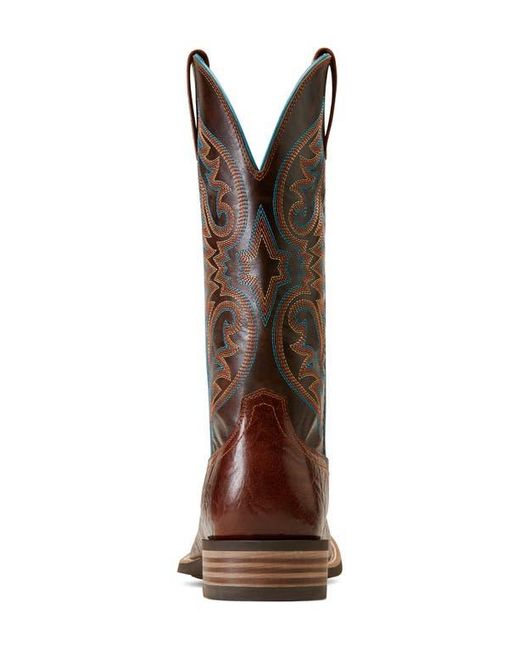 Ariat Brown Richochet Square Toe Cowboy Boot for men