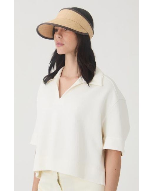 Eugenia Kim Natural Micky Raffia Visor