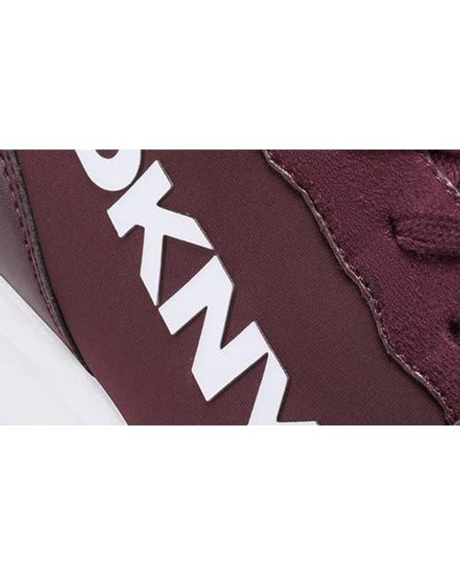 DKNY Purple Cait Wedge Sneaker