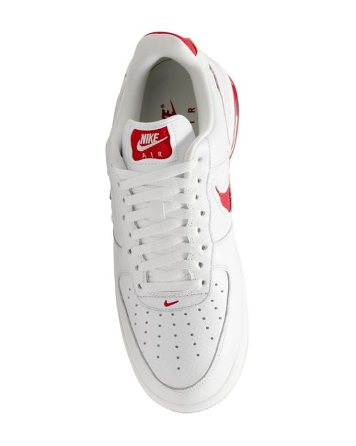 Nike White Air Force 1 Low Evo Basketball Sneaker for men