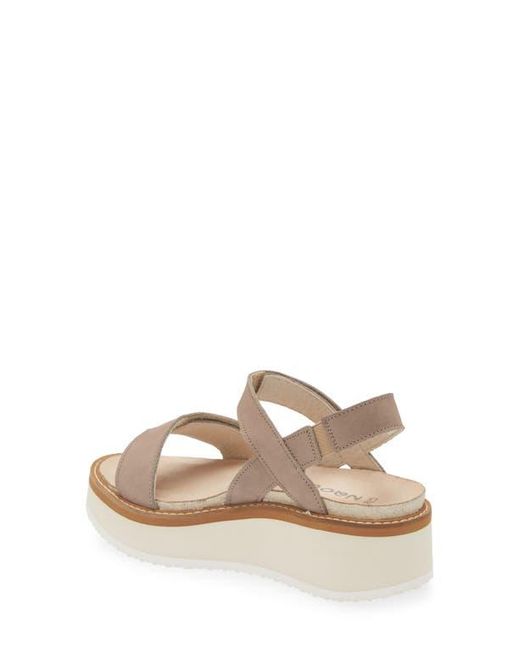 Naot Natural Meringue Wedge Sandal