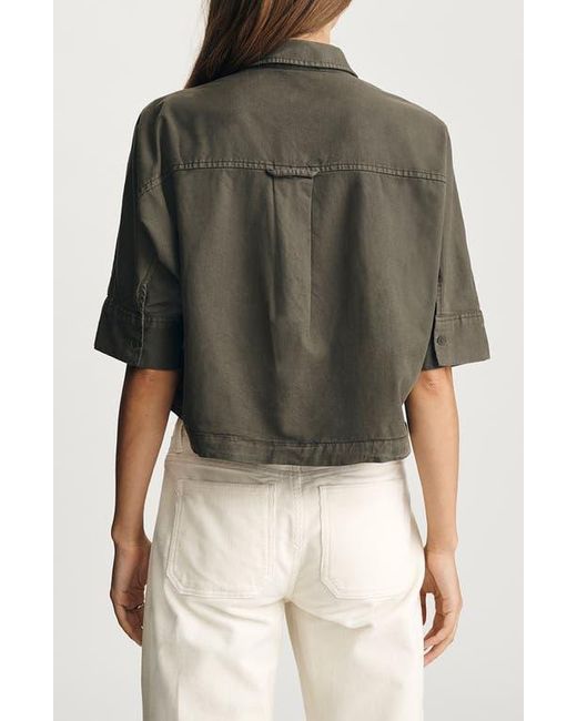 Mavi Multicolor Kambaba Crop Button-Up Shirt