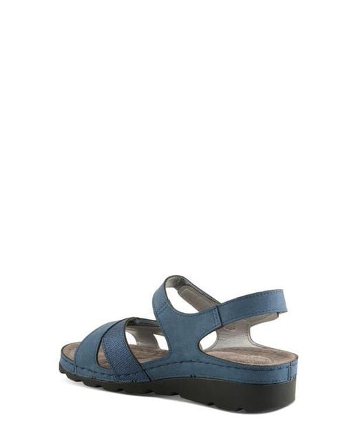Flexus by Spring Step Blue Orwell Sandal