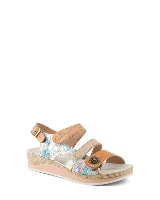 Spring Step Multicolor Sumacah Quarter Strap Sandal