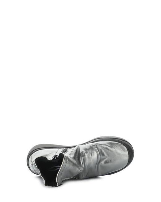 Softinos White Abil Platform Wedge Bootie