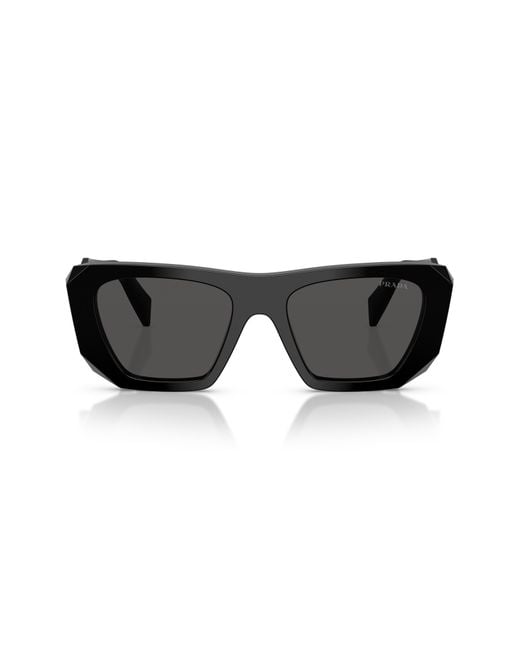 Prada Black 53Mm Square Sunglasses