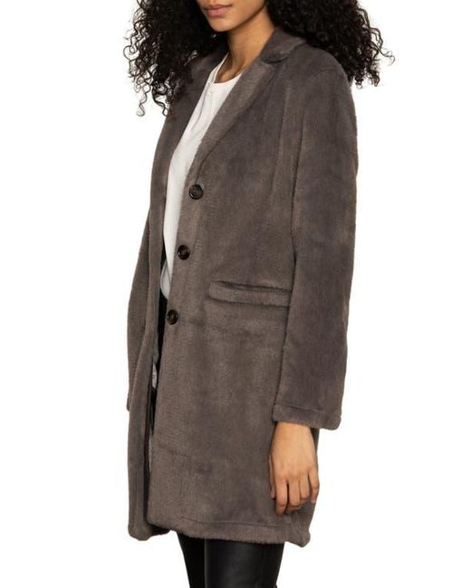 Sanctuary Black Hometown Faux Fur Jacket