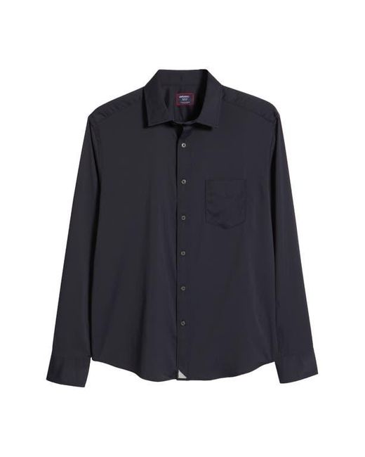 UNTUCKit Blue Gironde Performance Stretch Button-Up Shirt for men