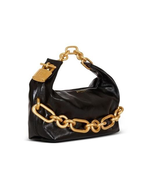 Balmain Black Mini Sync Bag