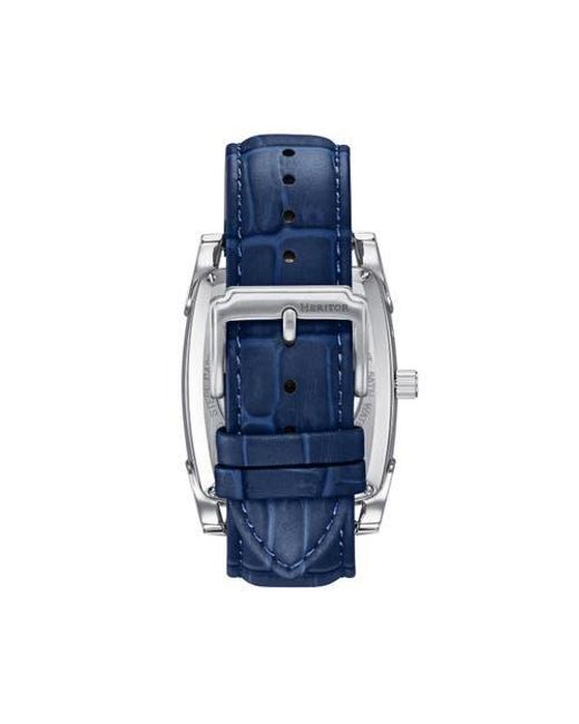 Heritor Blue Valentin Automatic Watch With Date for men