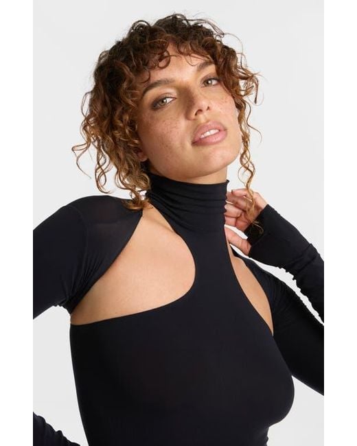 Commando Black Ballet Racerback Bodysuit