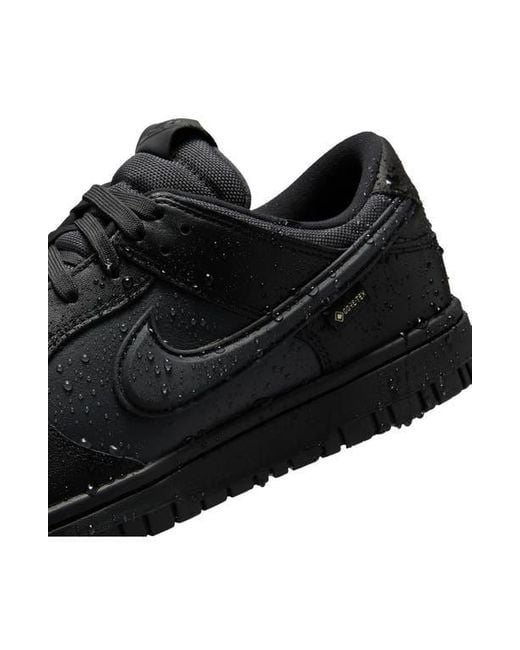 Nike Black Dunk Low Gore-Tex Waterproof Basketball Sneaker for men