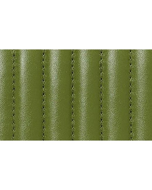 Kate Spade Green Mini Deco Quilted Leather Convertible Crossbody Bag