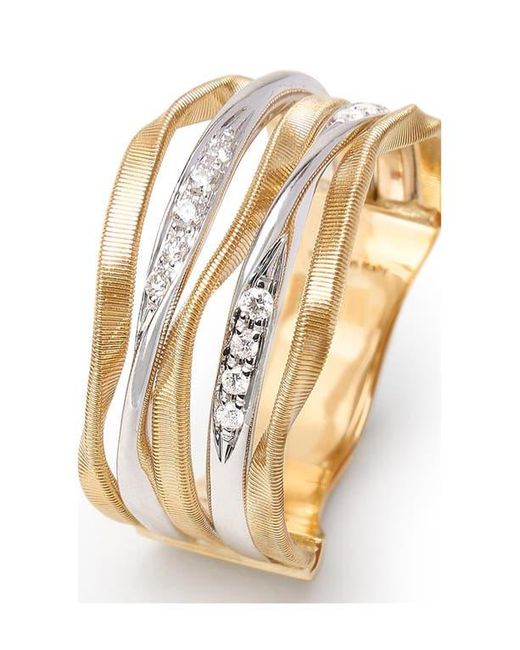 Marco Bicego Metallic Marrakech Diamond Stack Ring