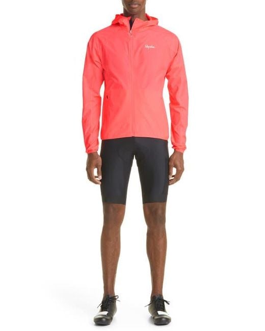 Rapha Red Commuter Lightweight Packable Hooded Jacket for men