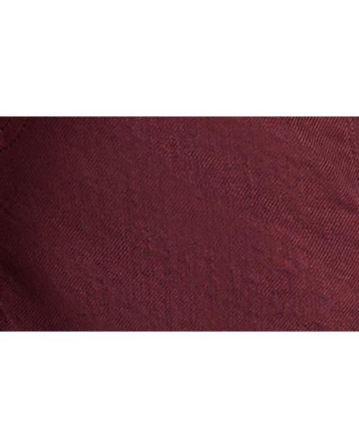 Lucky Brand Red Palazzo Pleated High Waist Wide Leg Jeans