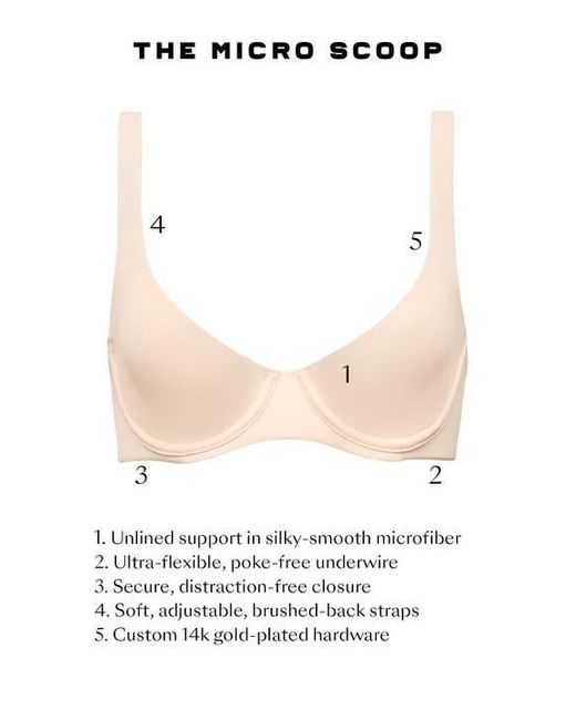 CUUP Brown The Scoop Underwire Microfiber Bra