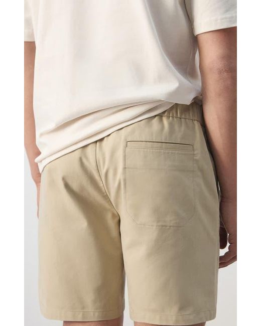 Mango Natural Drawstring Shorts for men