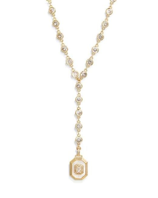 VIDAKUSH Metallic Royalty Y-Necklace
