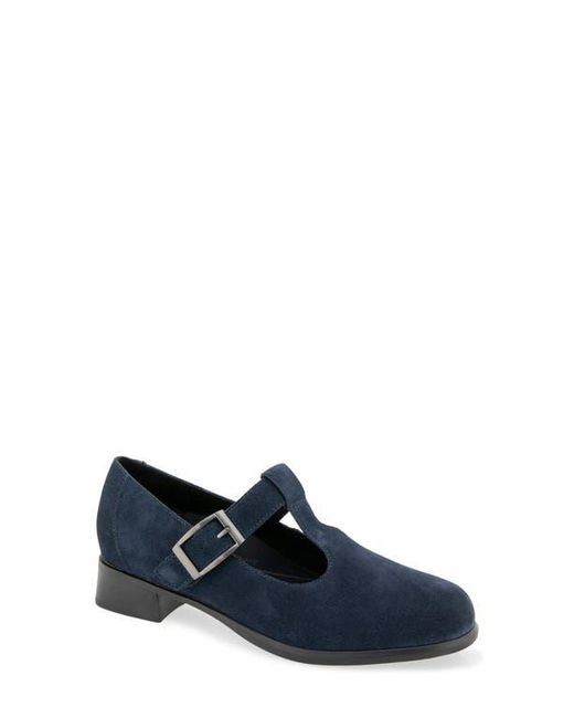 Munro Blue Carmen Leather Pump