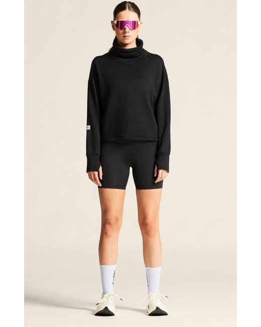 C.r.a.f.t Black Subz Turtleneck Jersey Sweatshirt