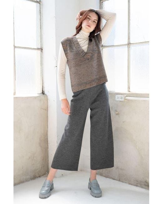SSKEIN White T Neck Pullover