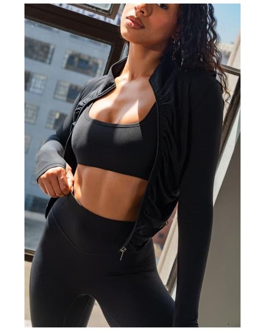 Vitaly Black Cloud Ii Gather Jacket