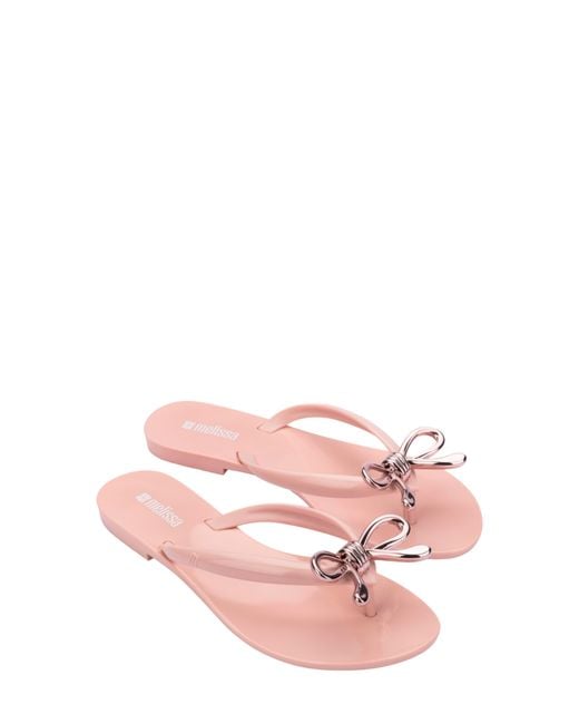 Melissa Pink Harmonic Iris Flip Flop