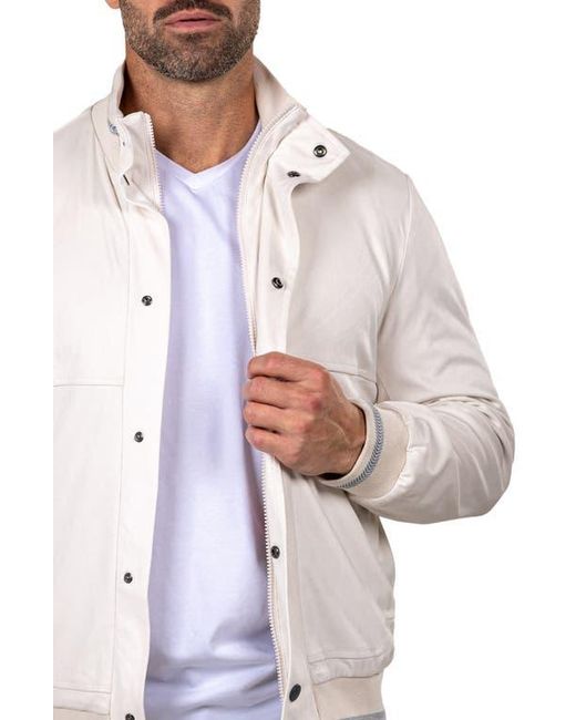 Maceoo Gray Bomber Jacket for men