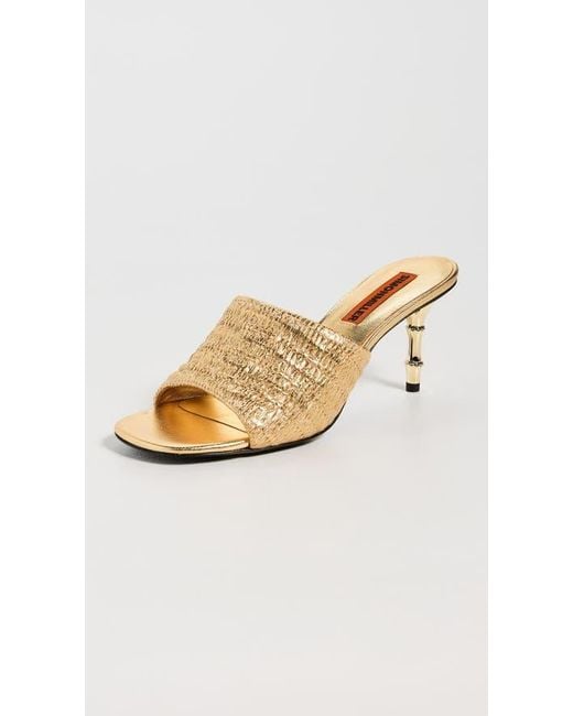 Simon Miller Metallic Raffia Playa Heel